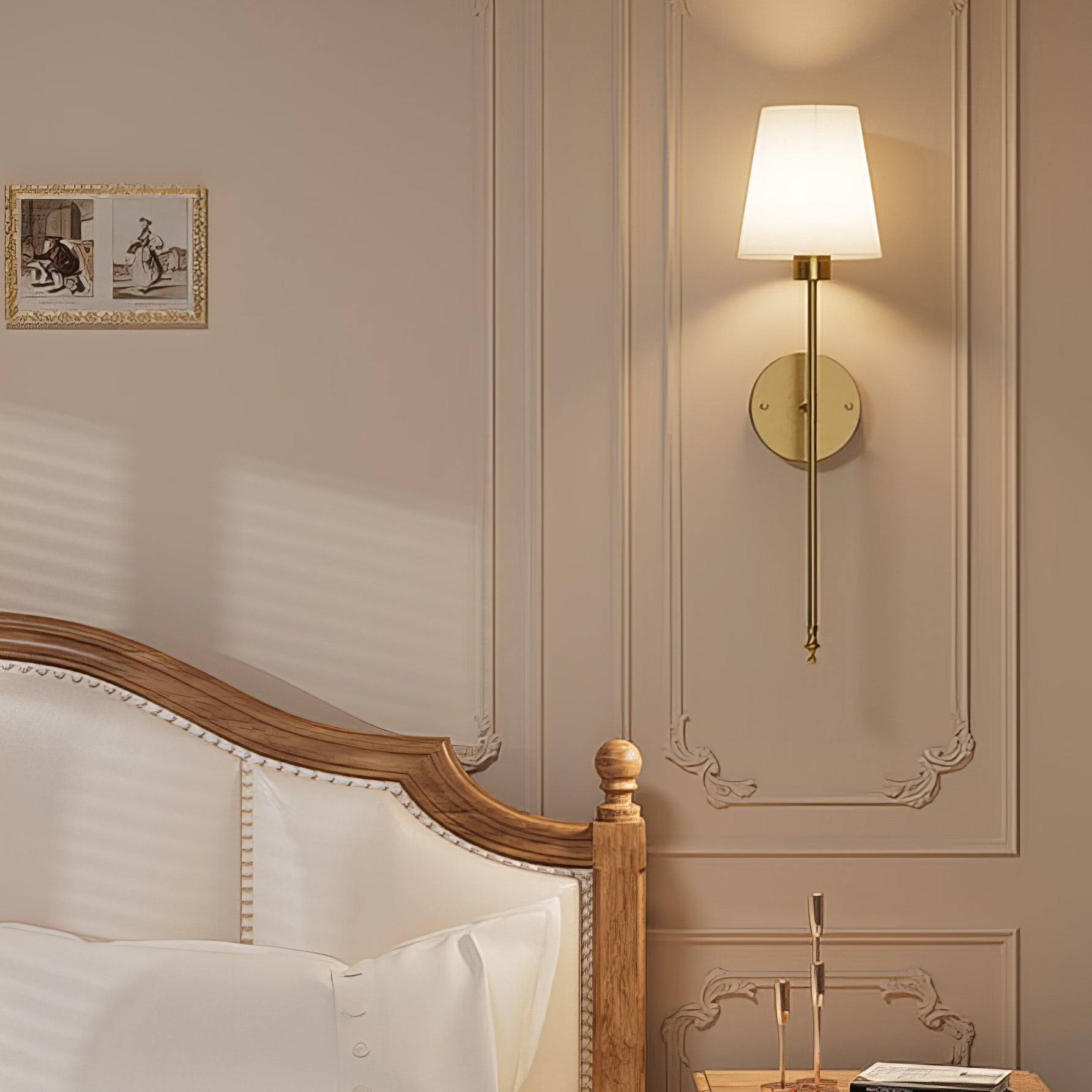 Σετ Επαναφορτιζόμενο Φωτιστικό Τοίχου Elegant Gold (2 τεμάχια)