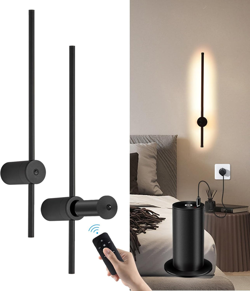 Σετ Επαναφορτιζόμενο Φωτιστικό Τοίχου AuraBeam