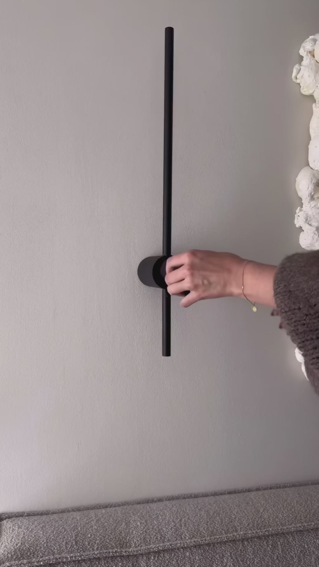 Σετ Επαναφορτιζόμενο Φωτιστικό Τοίχου AuraBeam