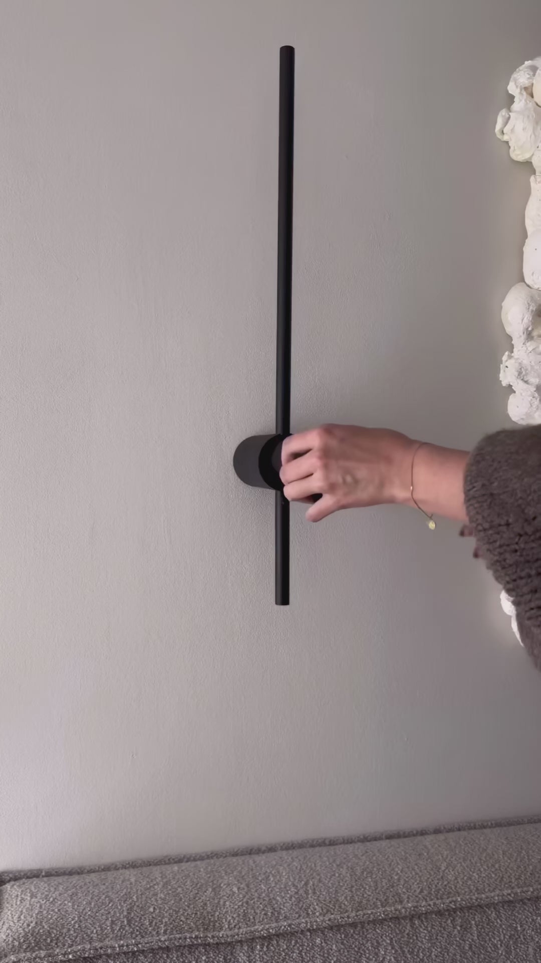 Σετ Επαναφορτιζόμενο Φωτιστικό Τοίχου AuraBeam